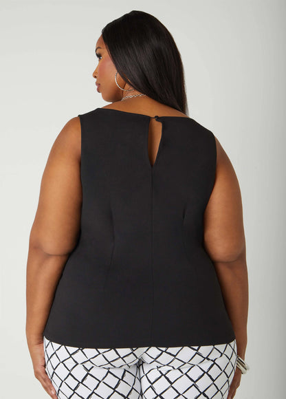 Knotted Split Front Top