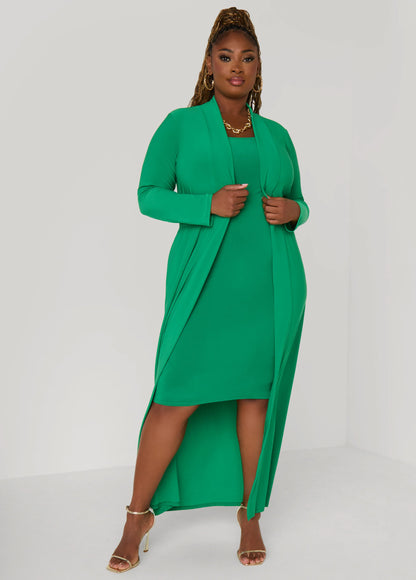 Open Front Knit Duster