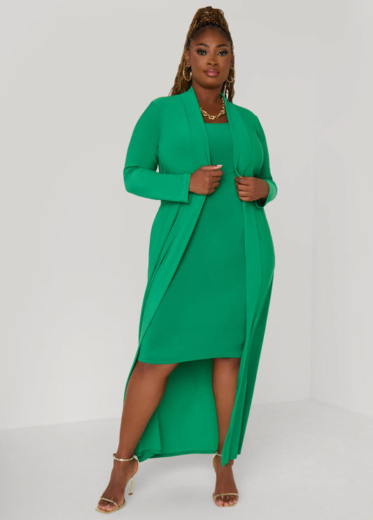 Open Front Knit Duster