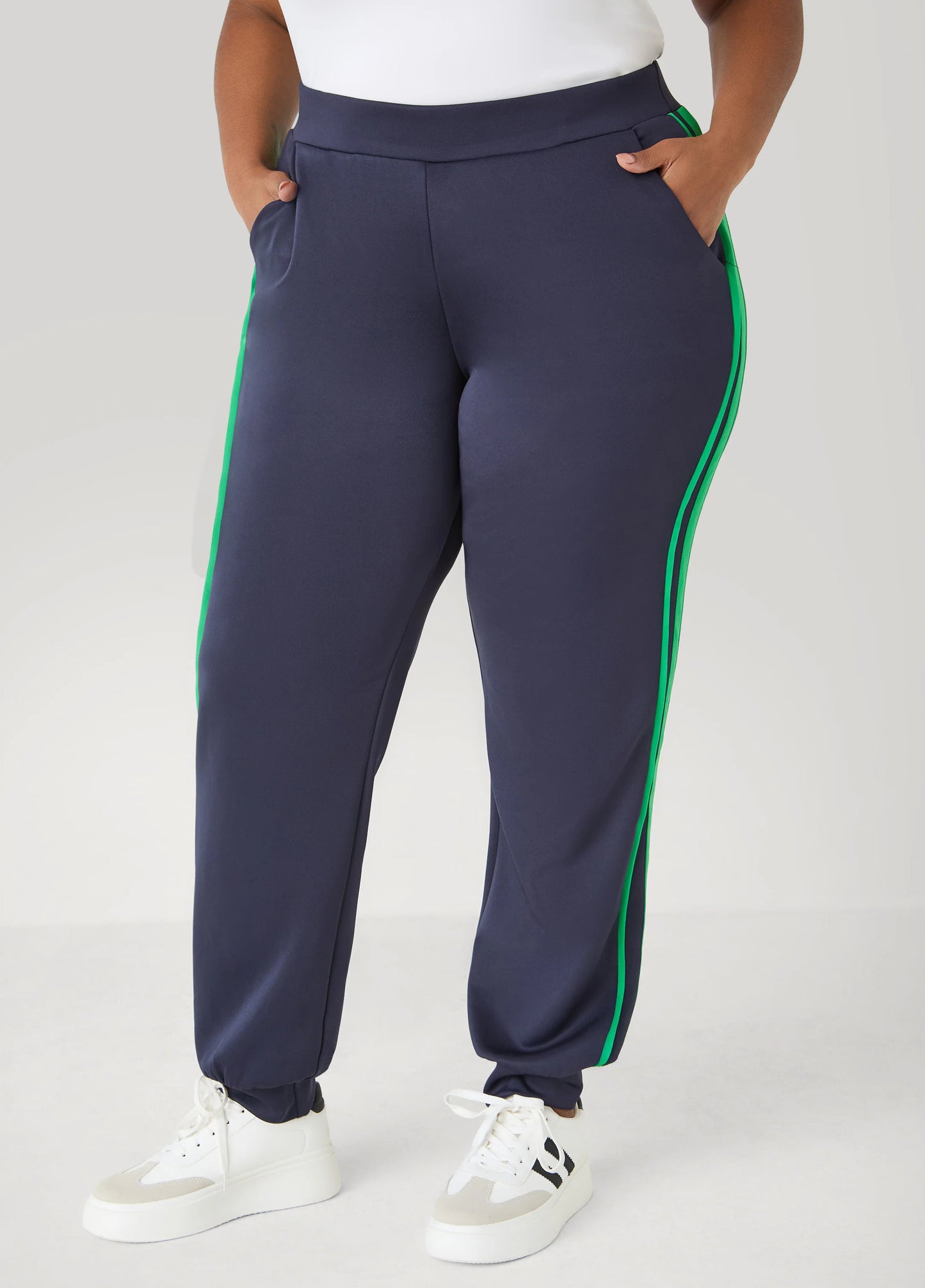 Pull On Striped Joggers
