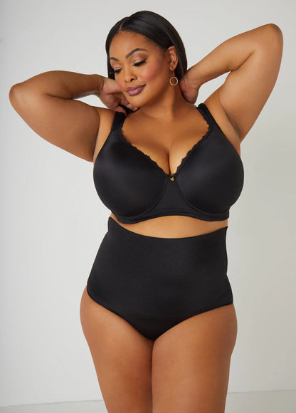 Lace Trim Full Coverage Butterfly Bra