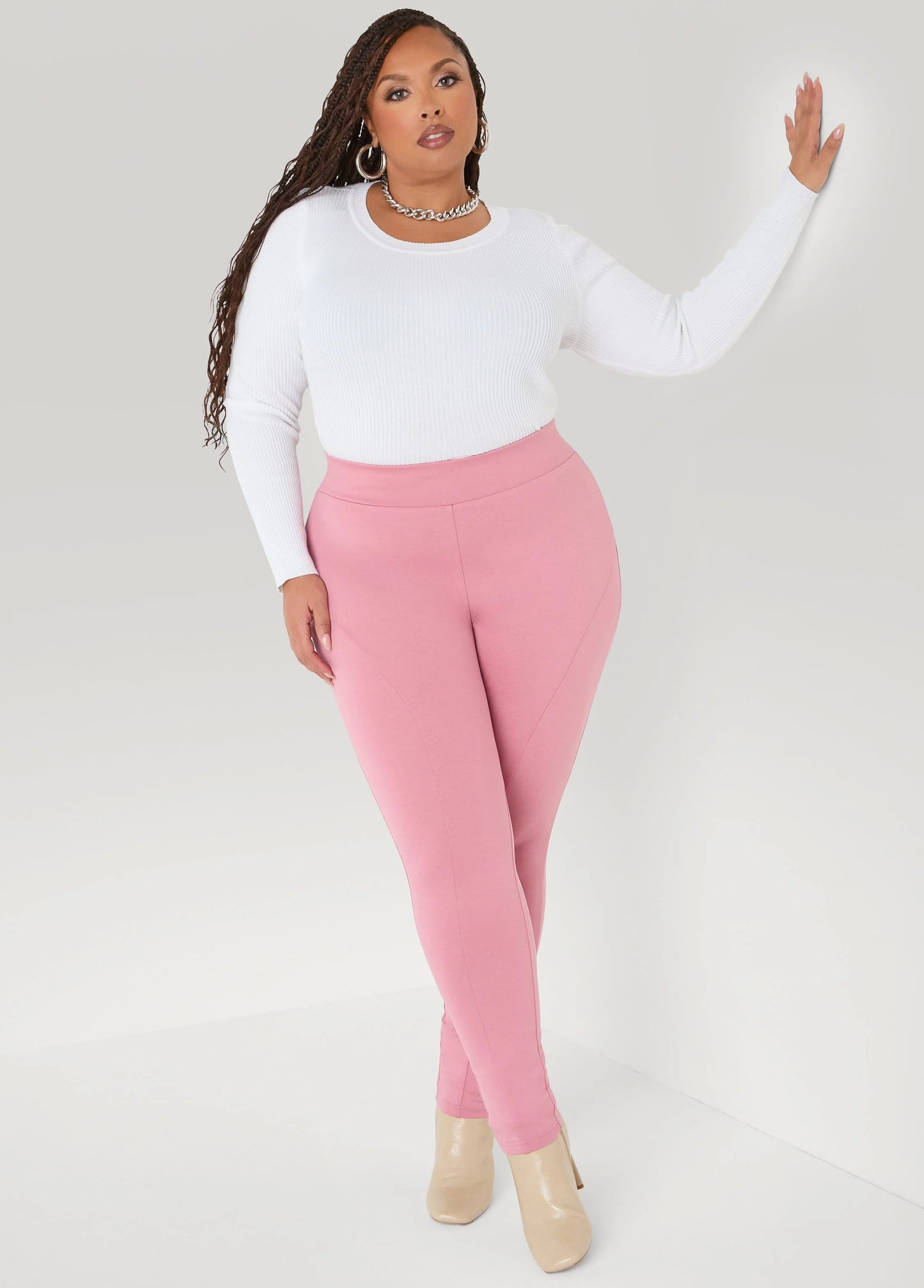 Seam Detailed Ponte Leggings
