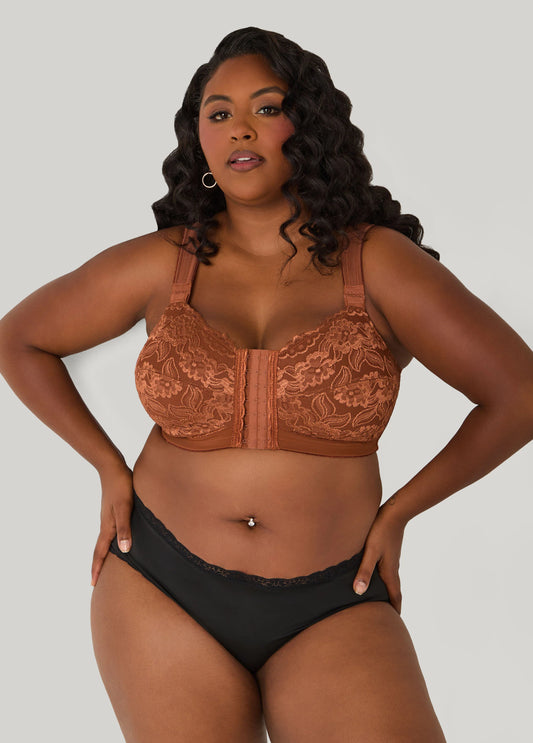 Front Close Wireless Posture Bra