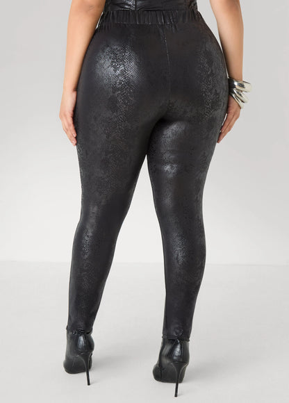 Lizard Print Leggings